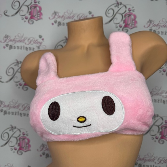 Sister princess melody bandeau bra bikini top tank strapless or add straps soft - Picture 5 of 10